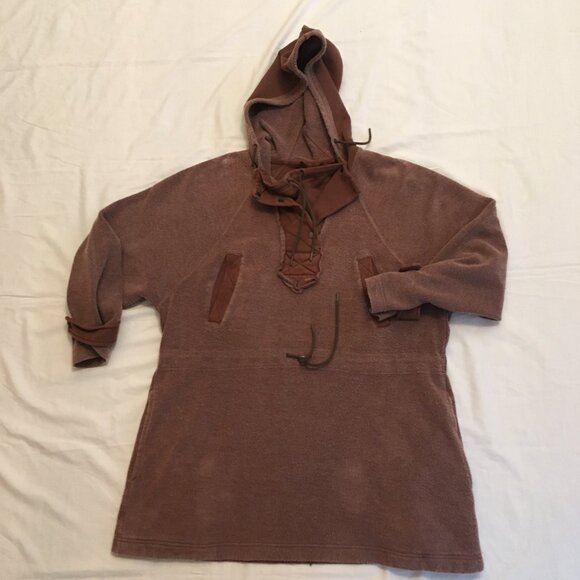 We the free Sadie Surplus jacket, sweatshirt-dress, tunic in brown, size medium - Picture 6 of 16